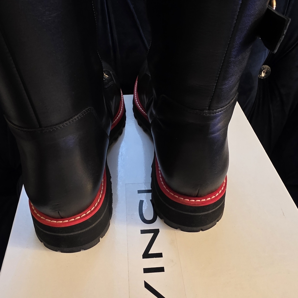 VINCI Istinye Leather Knee High Lace-Up Boots Limited Edition Size EU40/US9.5 - Picture 8 of 16